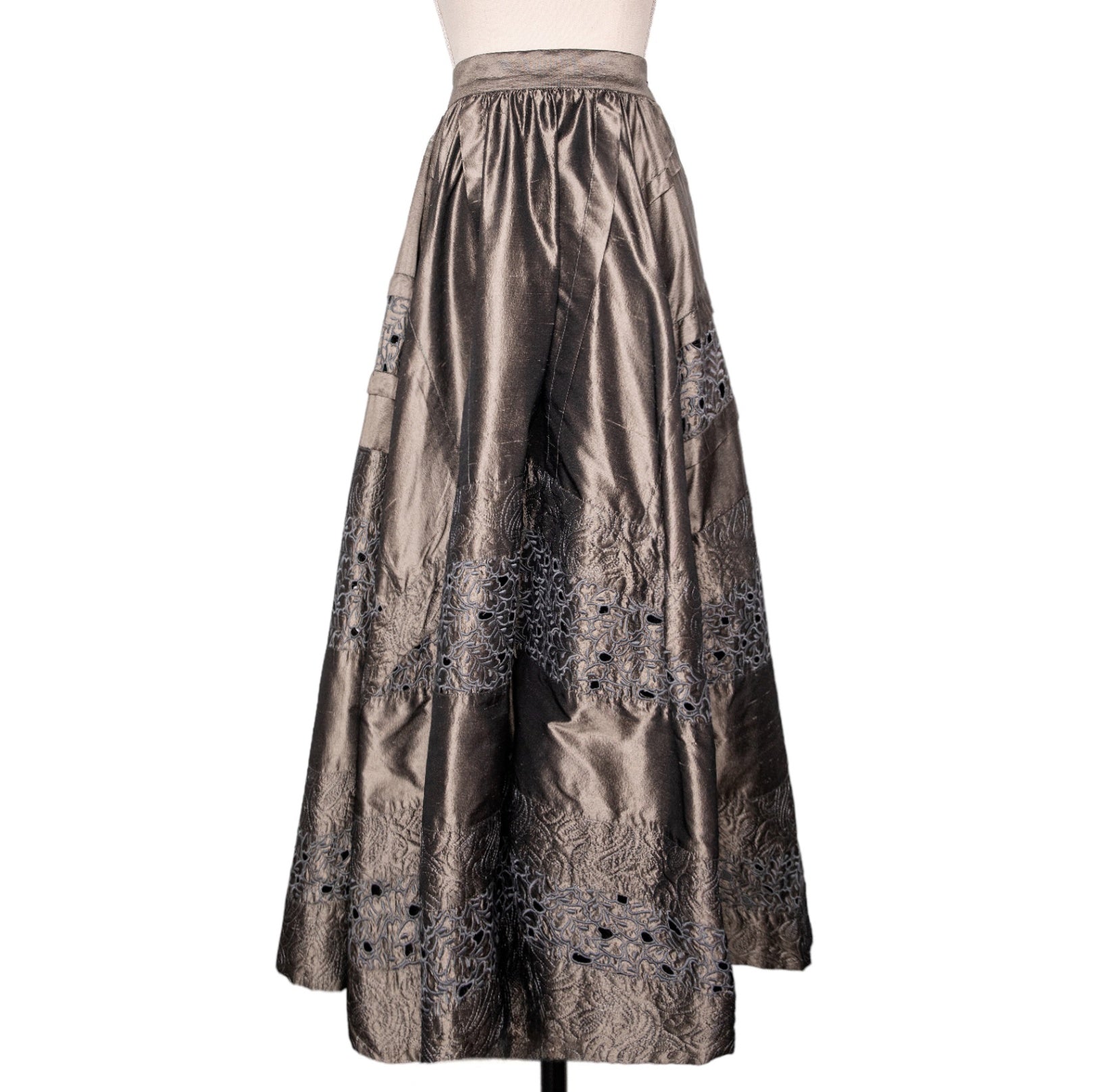 Kenzo Vintagerock aus Seidentaft