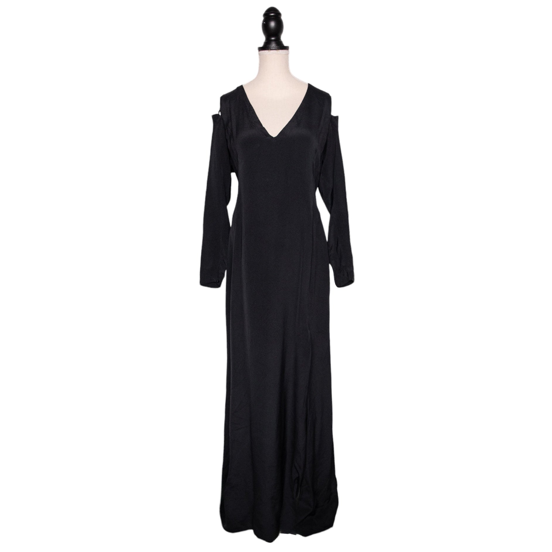 Loris Azzaro Vintage Abendkleid mit aufwändig gestalteter Rückenpartie