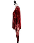 Giacobino Pailletten Oberteil im Oversize Stil