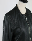 Isabel Marant Etoile Leichte Lederjacke aus perforiertem Lammleder