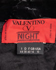 Valentino Vintage Kostüm aus Samt mit Signature Knöpfen
