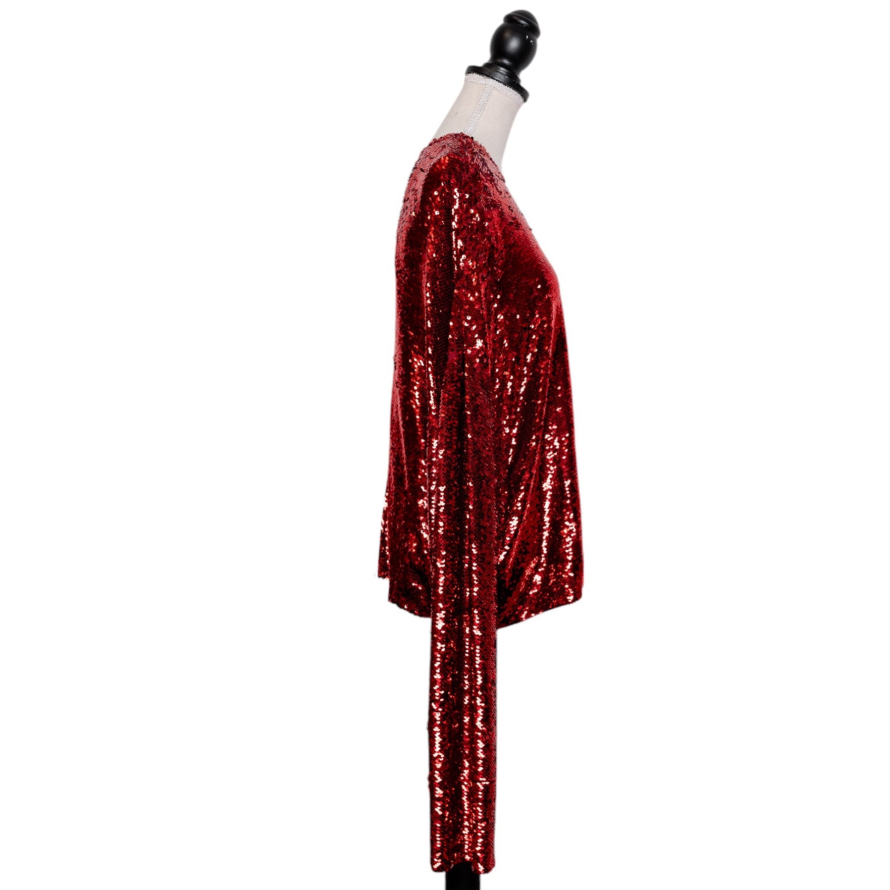 Giacobino Pailletten Oberteil im Oversize Stil