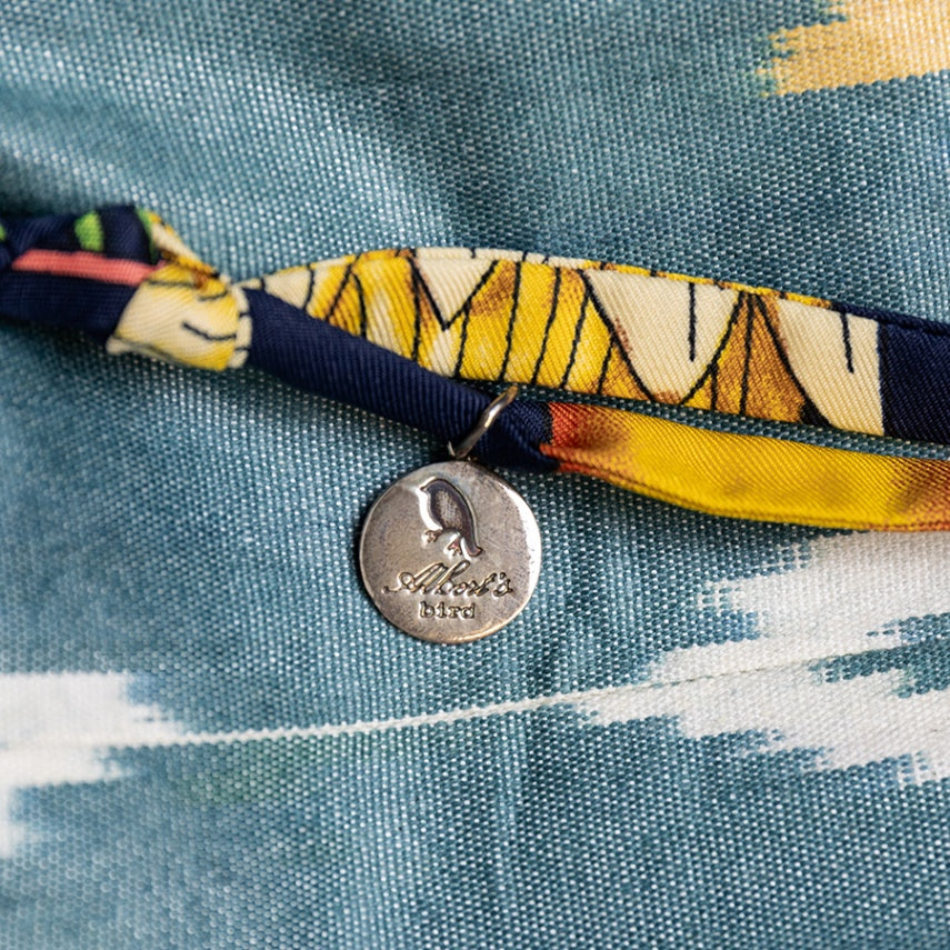 N.N. Sommermantel im Ikat-Print