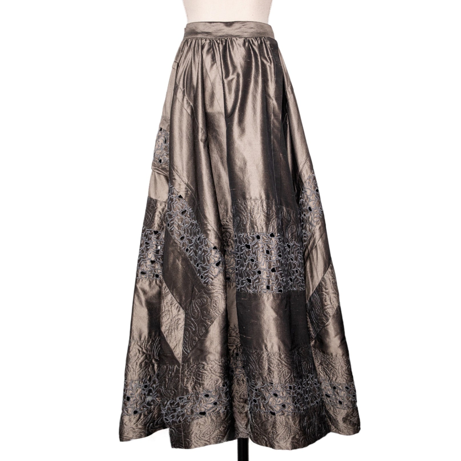 Kenzo Vintagerock aus Seidentaft