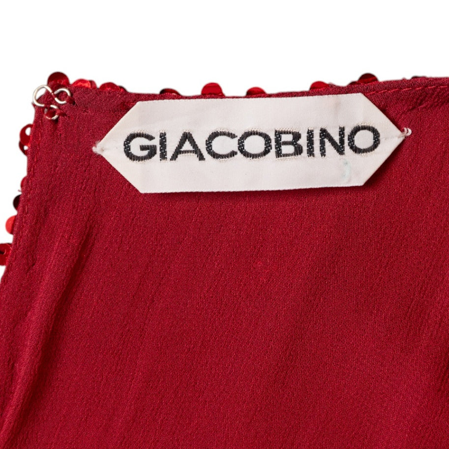Giacobino Pailletten Oberteil im Oversize Stil