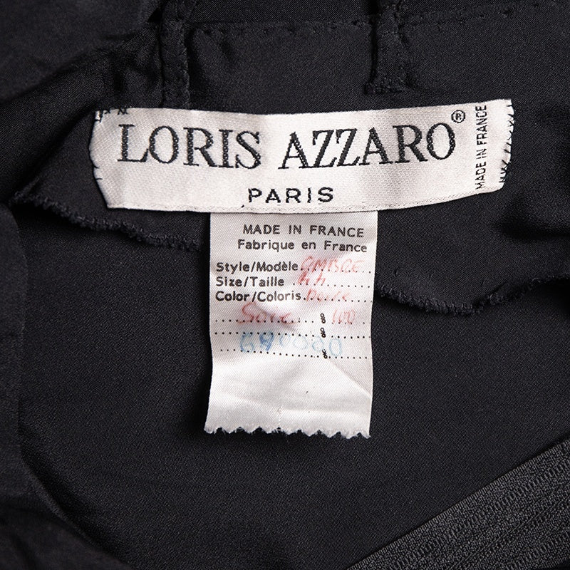 Loris Azzaro Vintage Abendkleid mit aufwändig gestalteter Rückenpartie