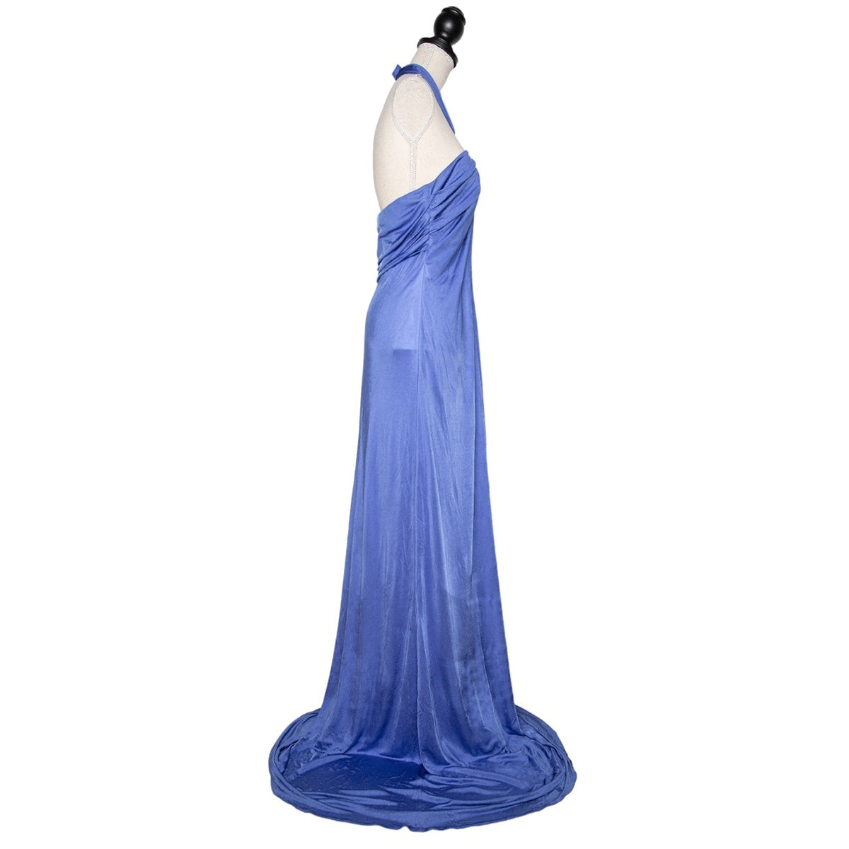 Emilio Pucci Vintage Abendkleid mit ausgefallener Halterneck-Schnalle