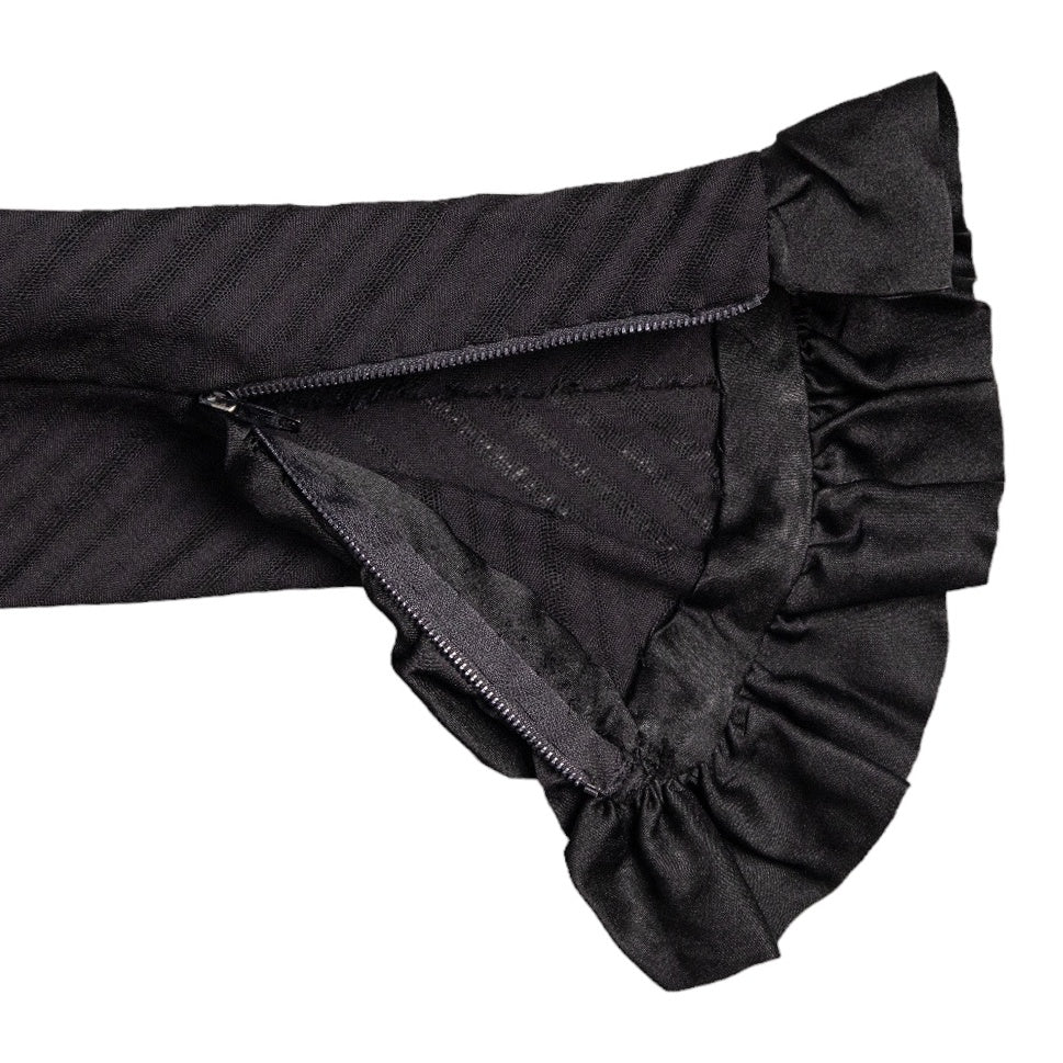 Yves Saint Laurent Rive Gauche Hochgeschlossene Vintage Bluse mit Schluppe