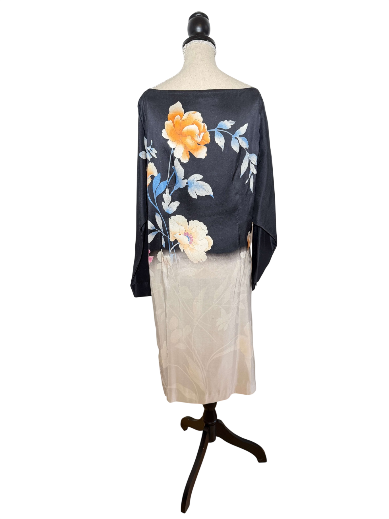 Dries van Noten Seidenkleid mit Blumenprint 