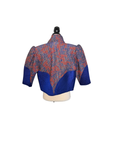 N.N. Vintage Seidenjacke im Cropped-Stil