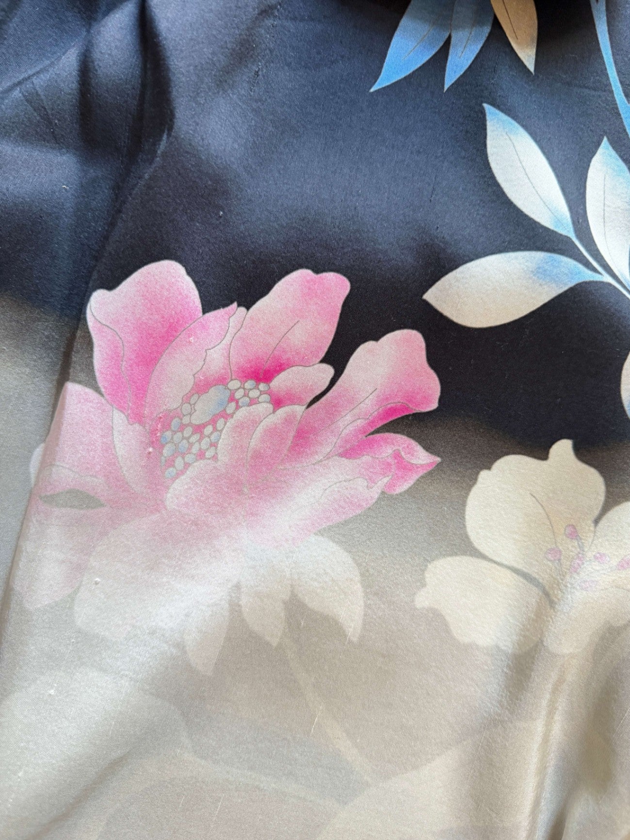 Dries van Noten Seidenkleid mit Blumenprint 