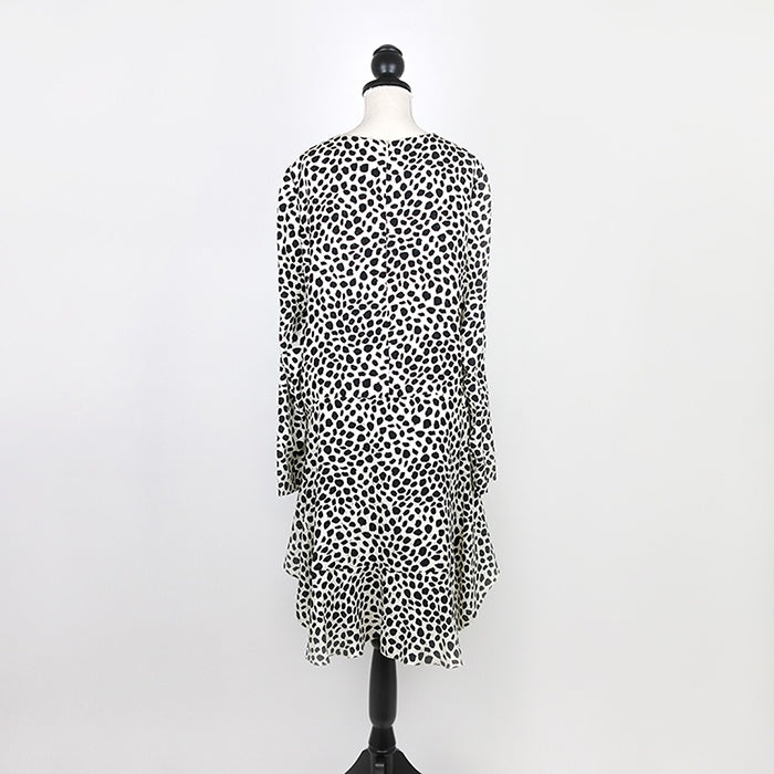 Chloé Seidenkleid im Dalmatiner Print