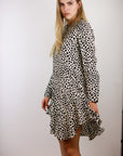 Chloé Seidenkleid im Dalmatiner Print