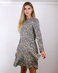 Chloé Seidenkleid im Dalmatiner Print