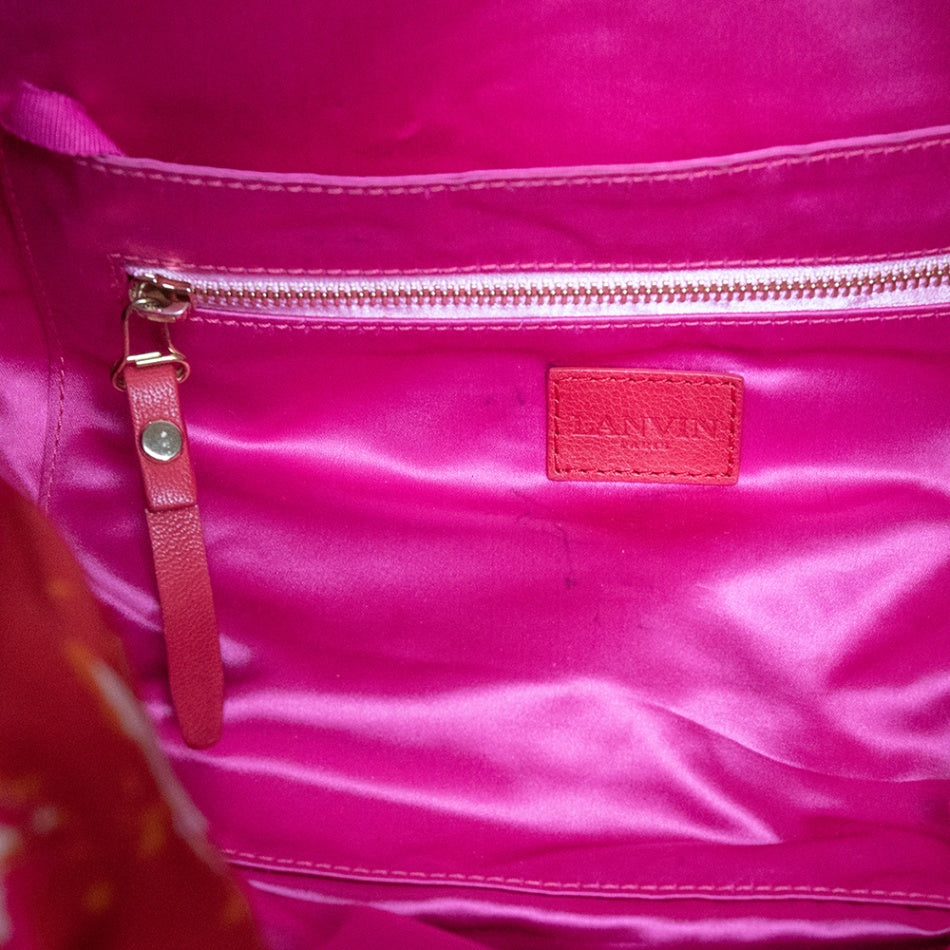 Lanvin Vintage Tote aus Nylon 