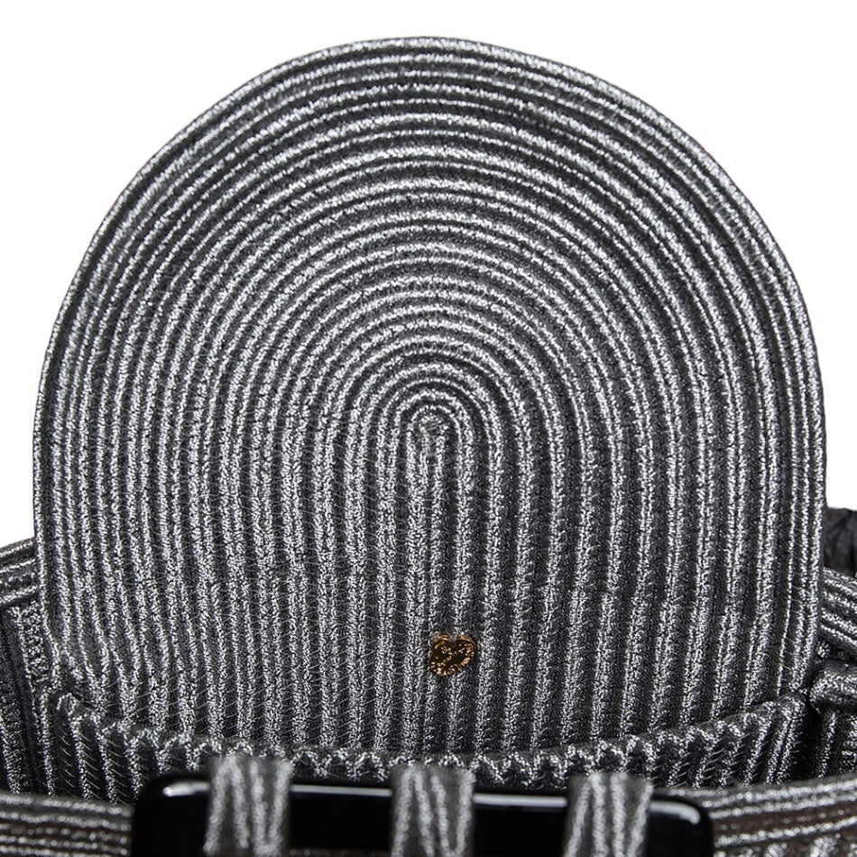 Yves Saint Laurent Rive Gauche Vintage Handtasche im Metallic-Look mit quadratischen Henkeln