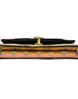 Emilio Pucci Vintage Clutch im Signature-Print und goldenem Statement-Verschluss