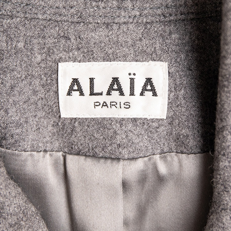 Alaïa Asymmetrisch geknöpfter Blazer aus Wolle