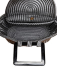 Yves Saint Laurent Rive Gauche Vintage Handtasche im Metallic-Look mit quadratischen Henkeln