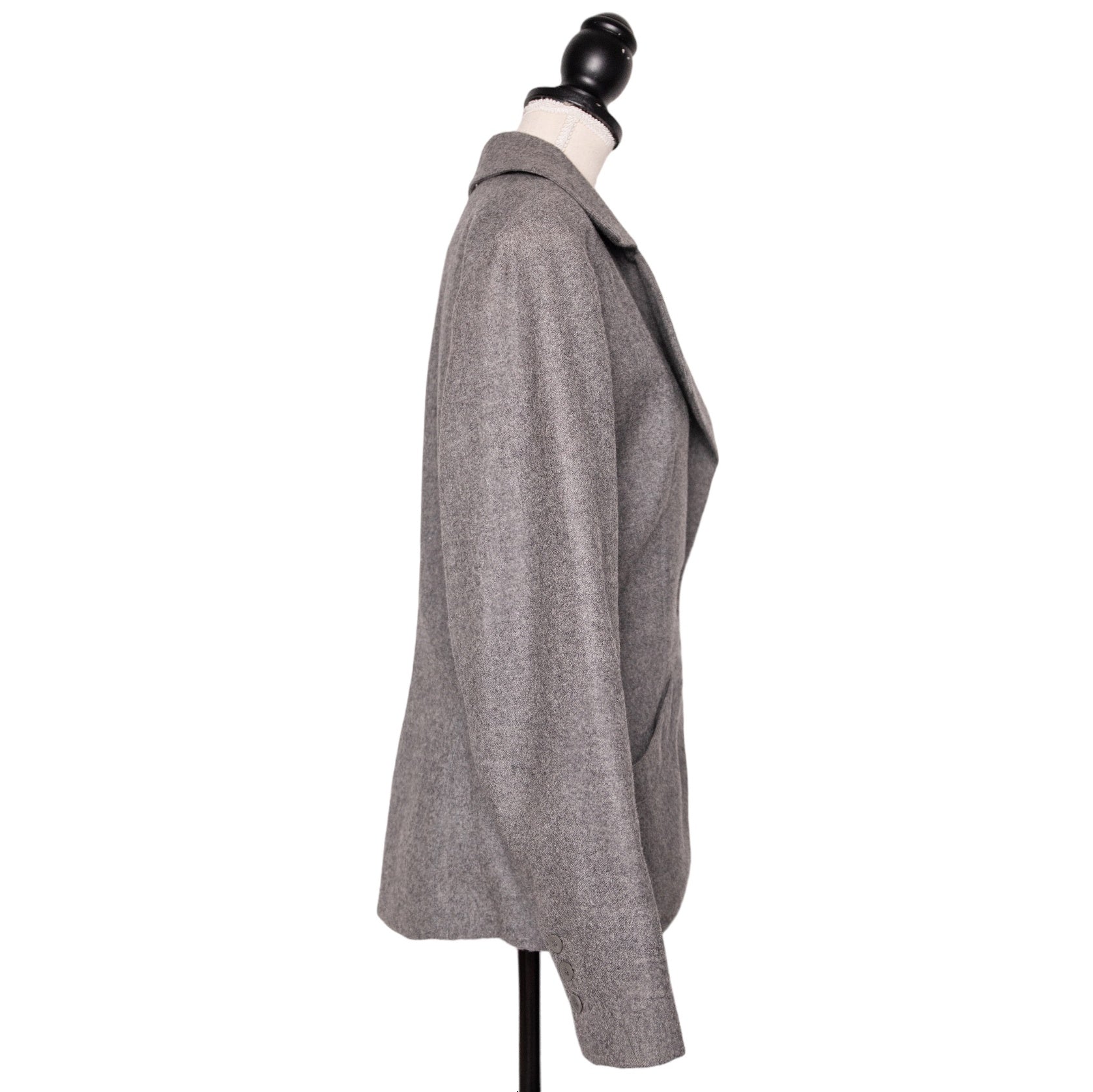 Alaïa Asymmetrisch geknöpfter Blazer aus Wolle