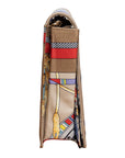 Rianna + Nina Crossbody-Tasche im Sea-Print mit goldener Body-Kette