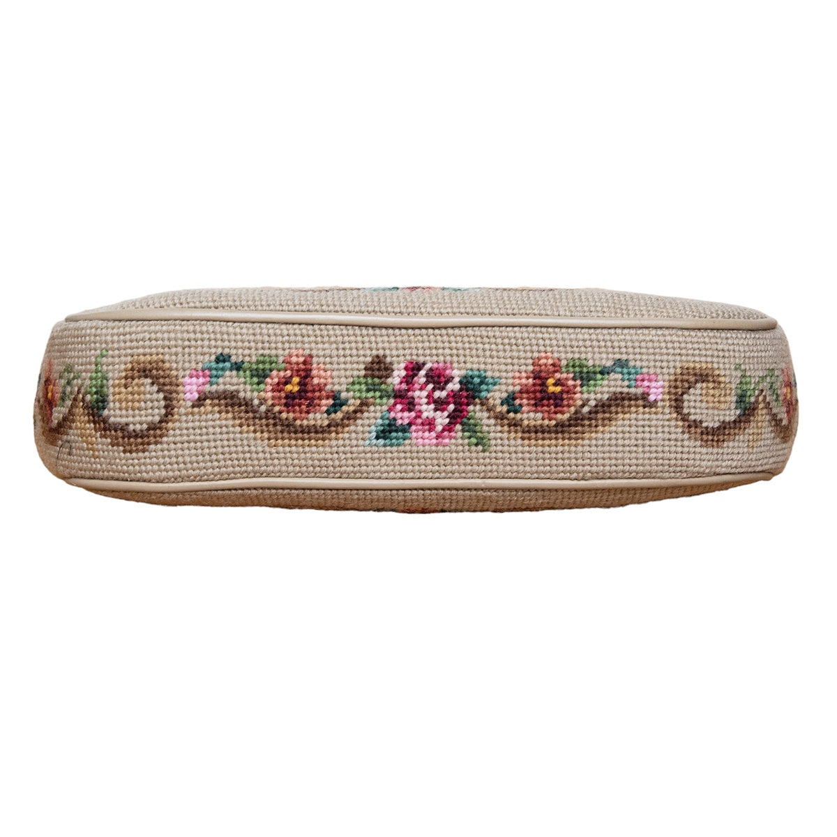 N.N. Vintage Handtasche mit Allover-Stickerei im Stil der 60er