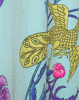 De Parisini Vintage Abendkleid im Signature Print aus Seide
