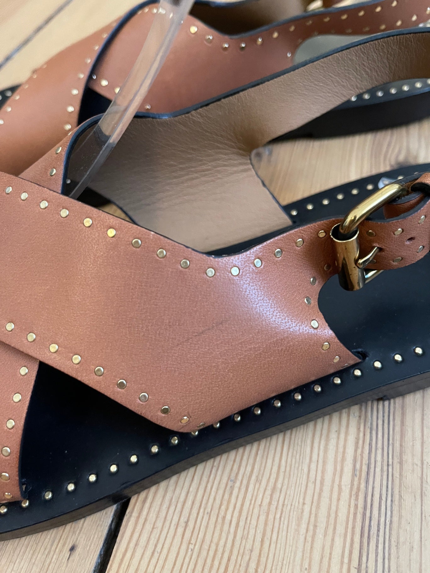Isabel Marant Sandalen mit breiten Riemen und Nieten