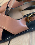 Isabel Marant Sandalen mit breiten Riemen und Nieten