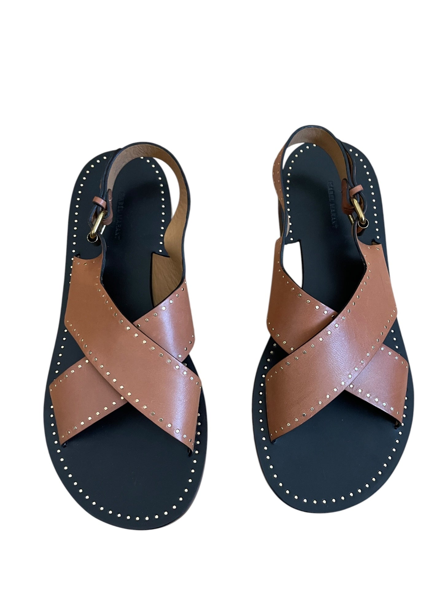 Isabel Marant Sandalen mit breiten Riemen und Nieten