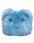 NN Blue fur pendant with carabiner hook