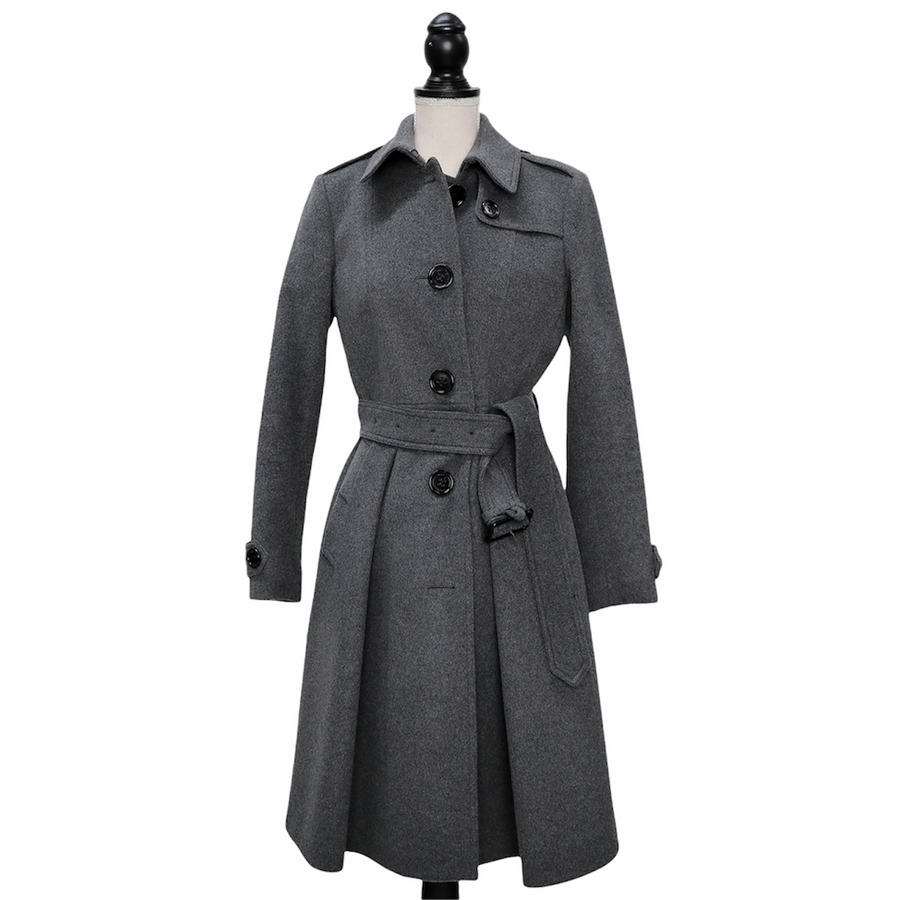 Burberry wool and cashmere trench coat