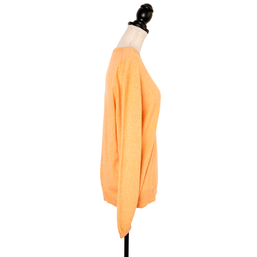Aida Barni Orange oversize cashmere sweater