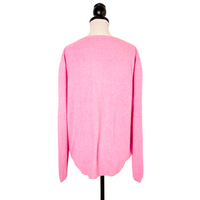 Aida Barni Pink oversize cashmere sweater