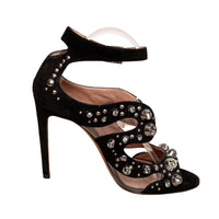 Alaïa Elaborately decorated ankle sandals with studs