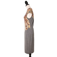 Alexander McQueen sleeveless knitted dress with pattern
