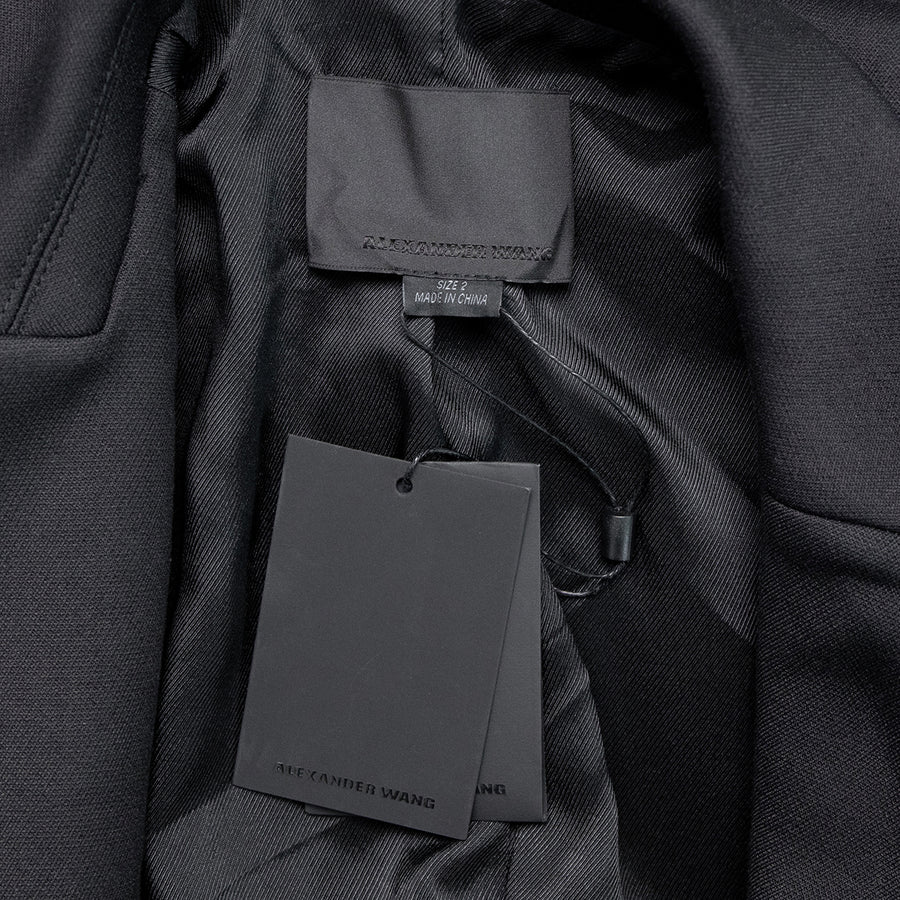 Alexander Wang blazer with asymmetrical zipper