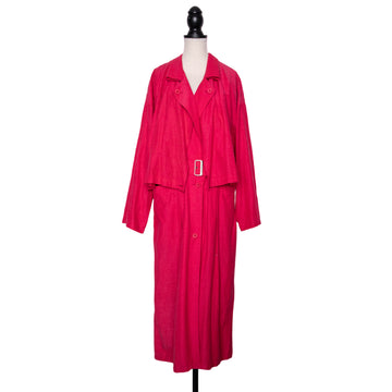 Allegri Roter Vintage Trenchcoat