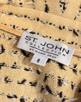 St. John Kastig geschnittene Jacke mit aufgesetzten Taschen und Revers
