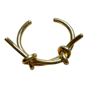 Balenciaga gold double knot bangle
