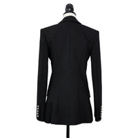 Balmain Black blazer in an oversize 6 button style