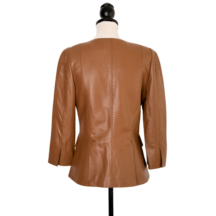 Barbara Schwarzer leather jacket