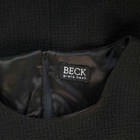 Beck Schwarzes Top aus geprägter Viskose
