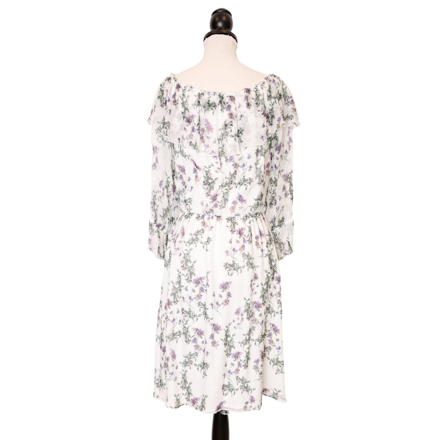 Blumarine silk dress with a floral print