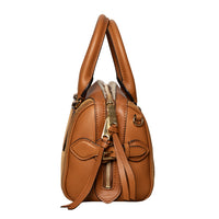 Burberry Prorsum bowling bag with lambskin details 