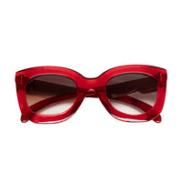 Celine Rote Sonnenbrille mit grauen Gläsern mit Farbverlauf