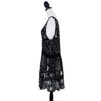Chloè pleated mini dress with floral print