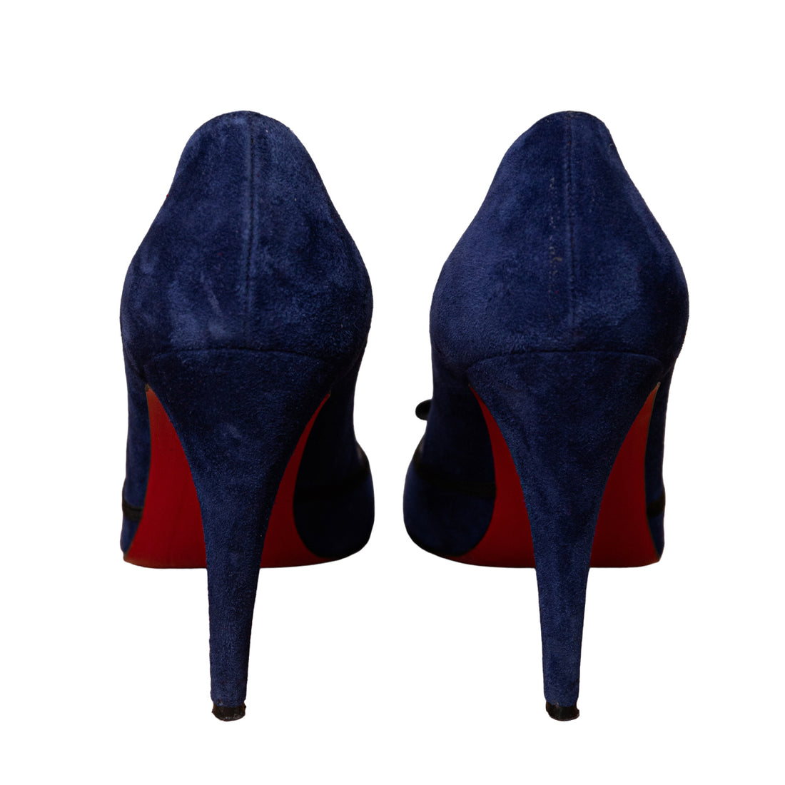 Christian Louboutin pumps in suede with bow details