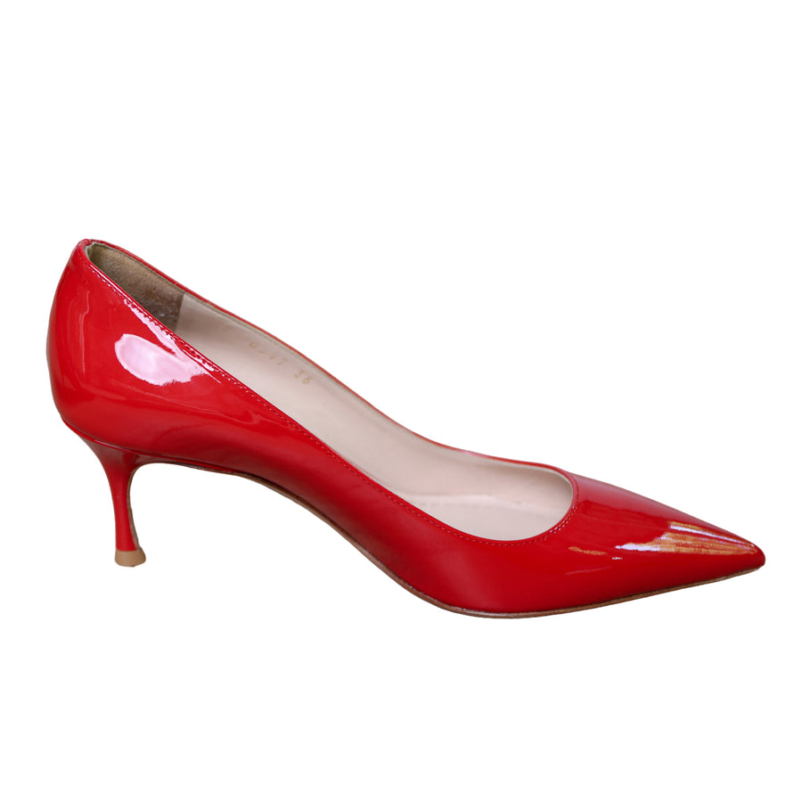 Dior classic patent leather pumps (heel height 6m)