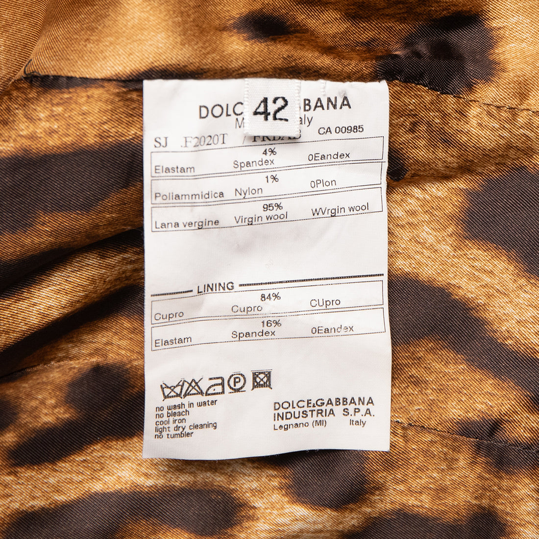 Dolce &amp; Gabbana pinstripe blazer with fur collar